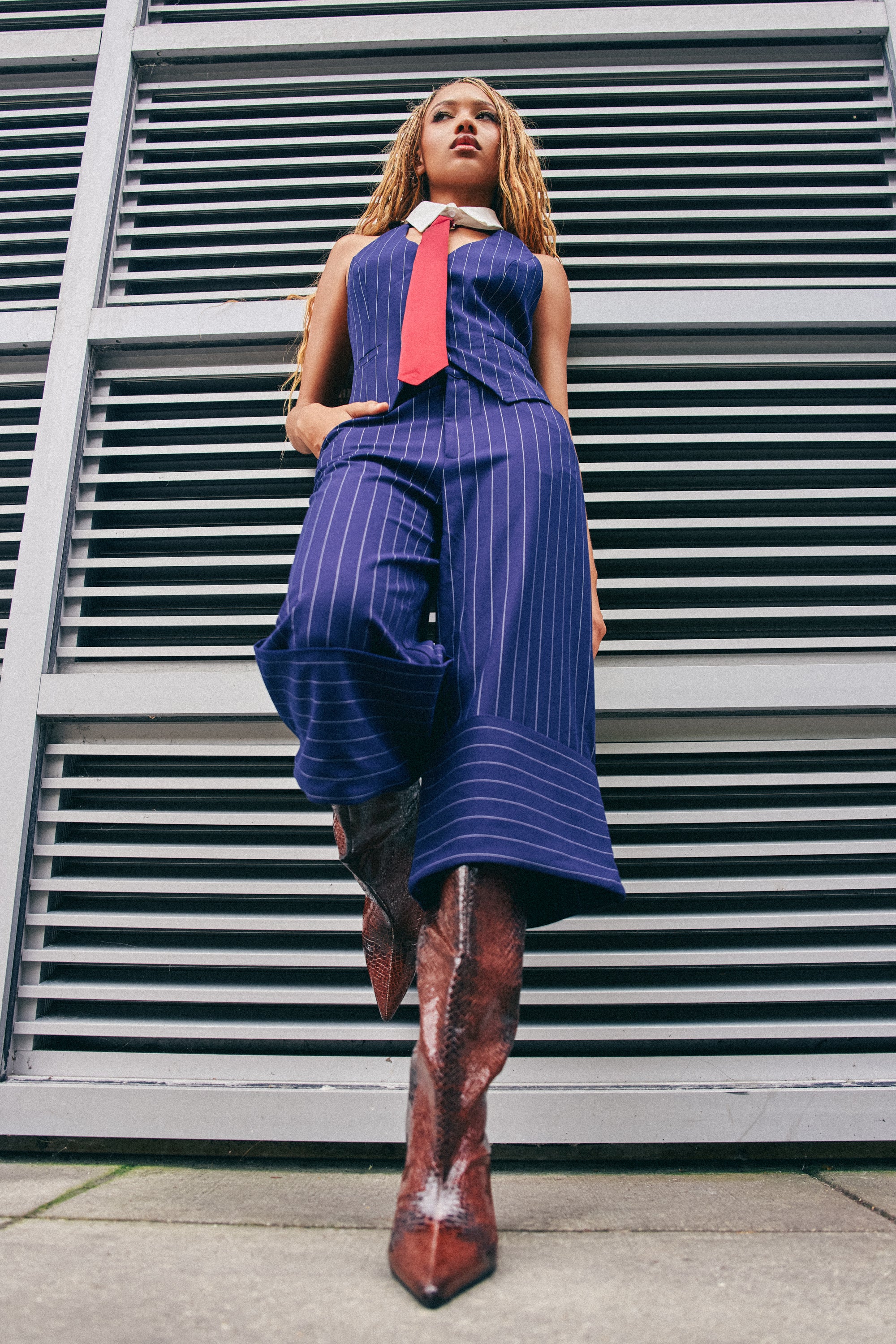 BIG BANK STRIPED GAUCHO - Akira Wear