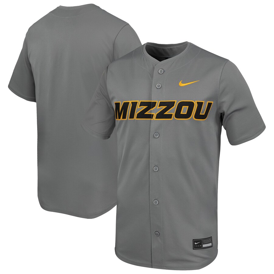 Men's Nike Gray Missouri Tigers Limited Baseball Jersey - Jersey