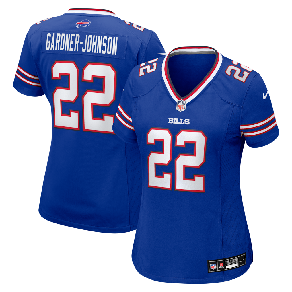 Women's Buffalo Bills Chauncey Gardner-Johnson Nike Royal Team Game Jersey - Jersey