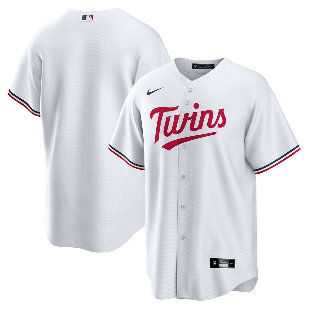 Men's Minnesota Twins Nike White Home Big & Tall Replica Jersey - Jersey