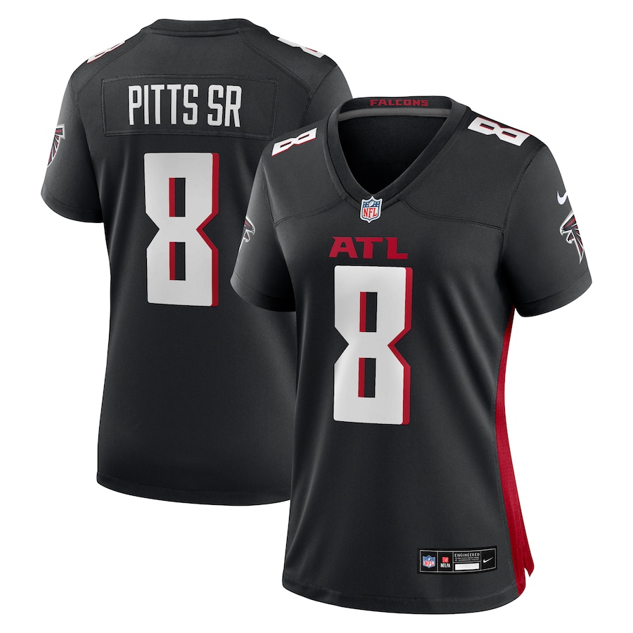 Women's Atlanta Falcons Kyle Pitts Sr. Nike Black Game Jersey - Jersey