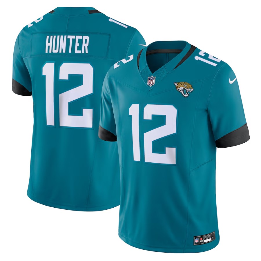 Men's Jacksonville Jaguars Travis Hunter Nike Teal Team Limited Jersey - Jersey