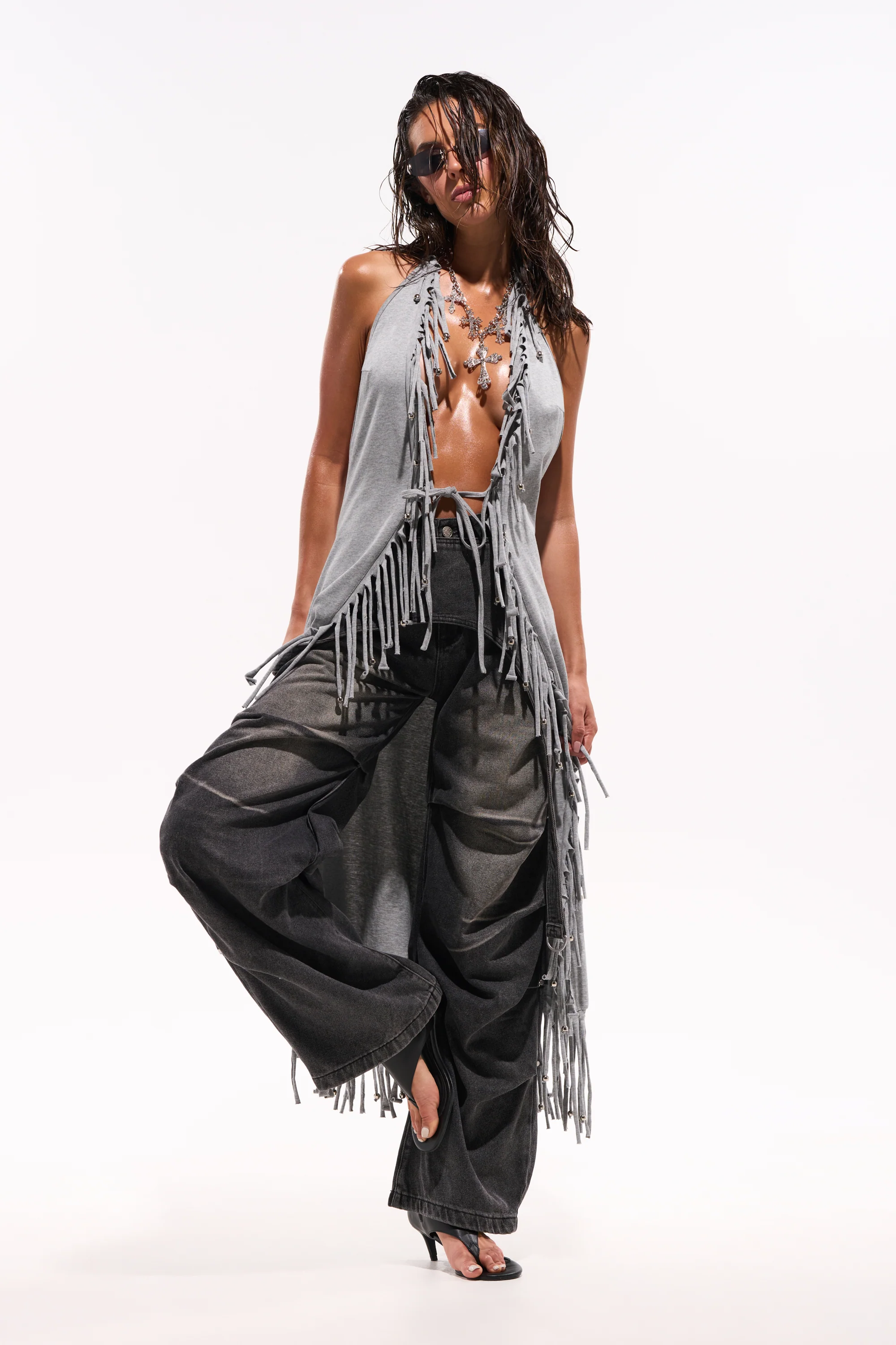 FRINGE GIRL BLOUSE - Akira Wear