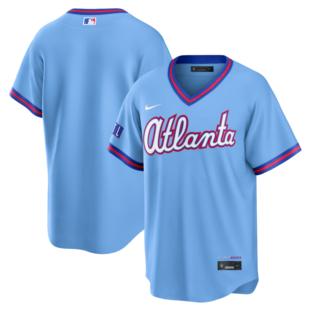 Men's Atlanta Braves  Nike Powder Blue 2026 City Connect Stadium Jersey - Jersey
