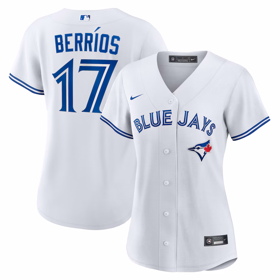 Women's Toronto Blue Jays José Berríos Nike White Home Replica Jersey - Jersey