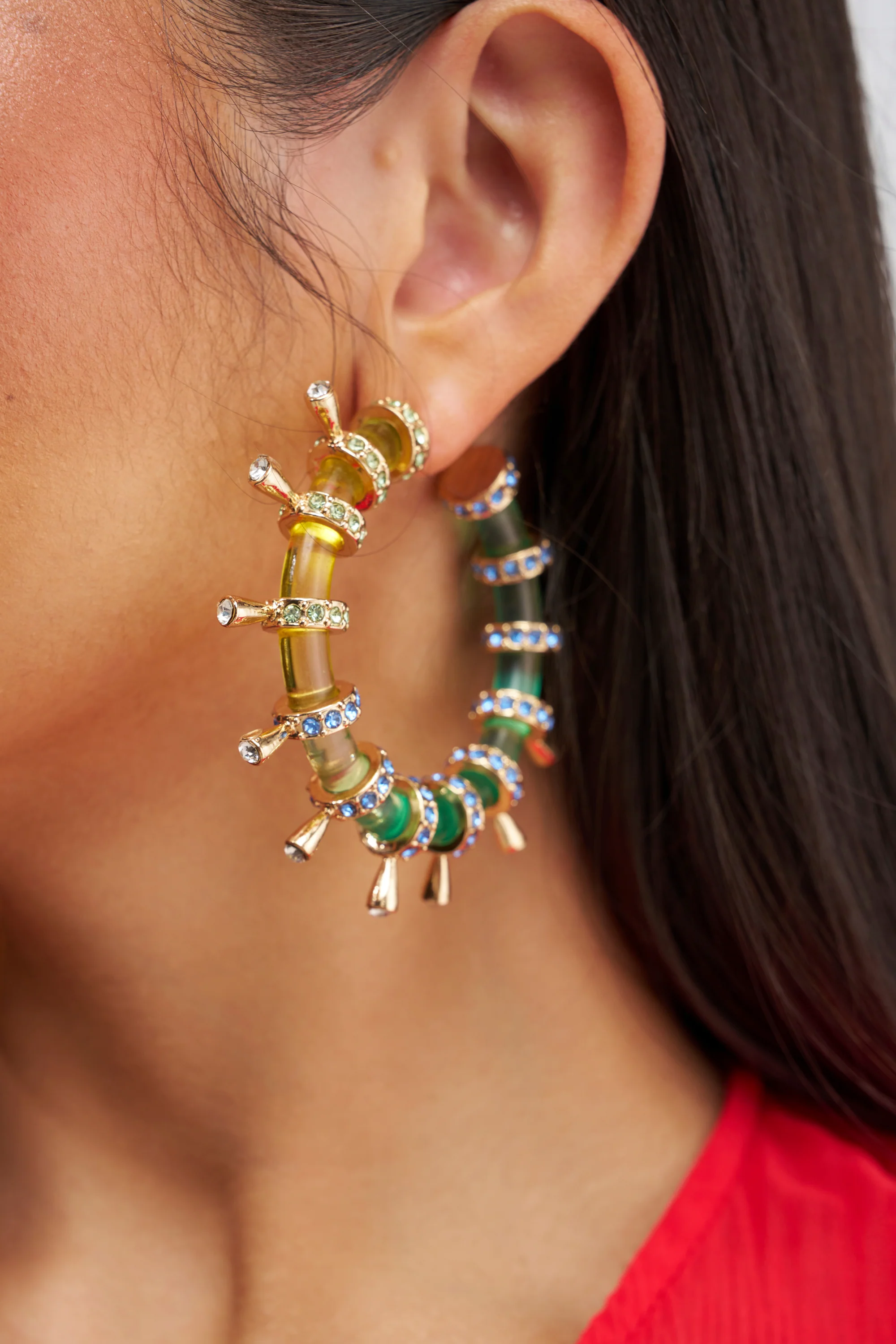 FOR THE VIBES HOOP EARRING - Akira Wear