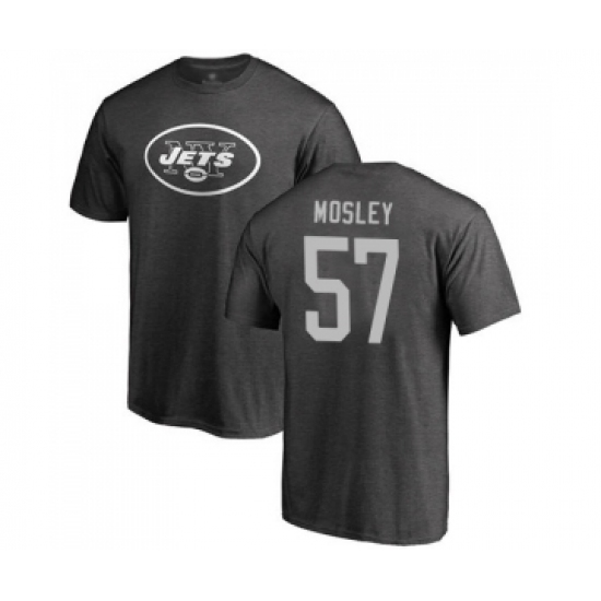 Football New York Jets #57 C.J. Mosley Ash One Color T-Shirt - Jersey