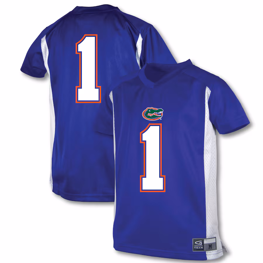 Youth Garb #1 Royal Florida Gators Football Jersey - Jersey