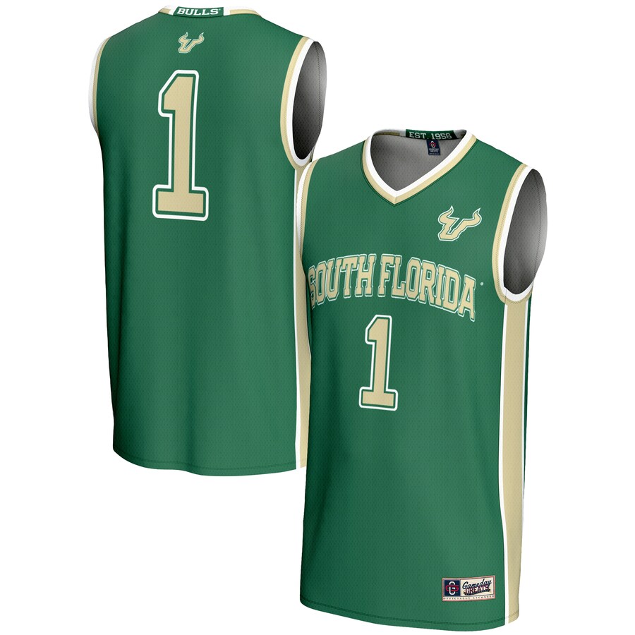 Youth GameDay Greats #1 Green South Florida Bulls Lightweight Basketball Jersey - Jersey