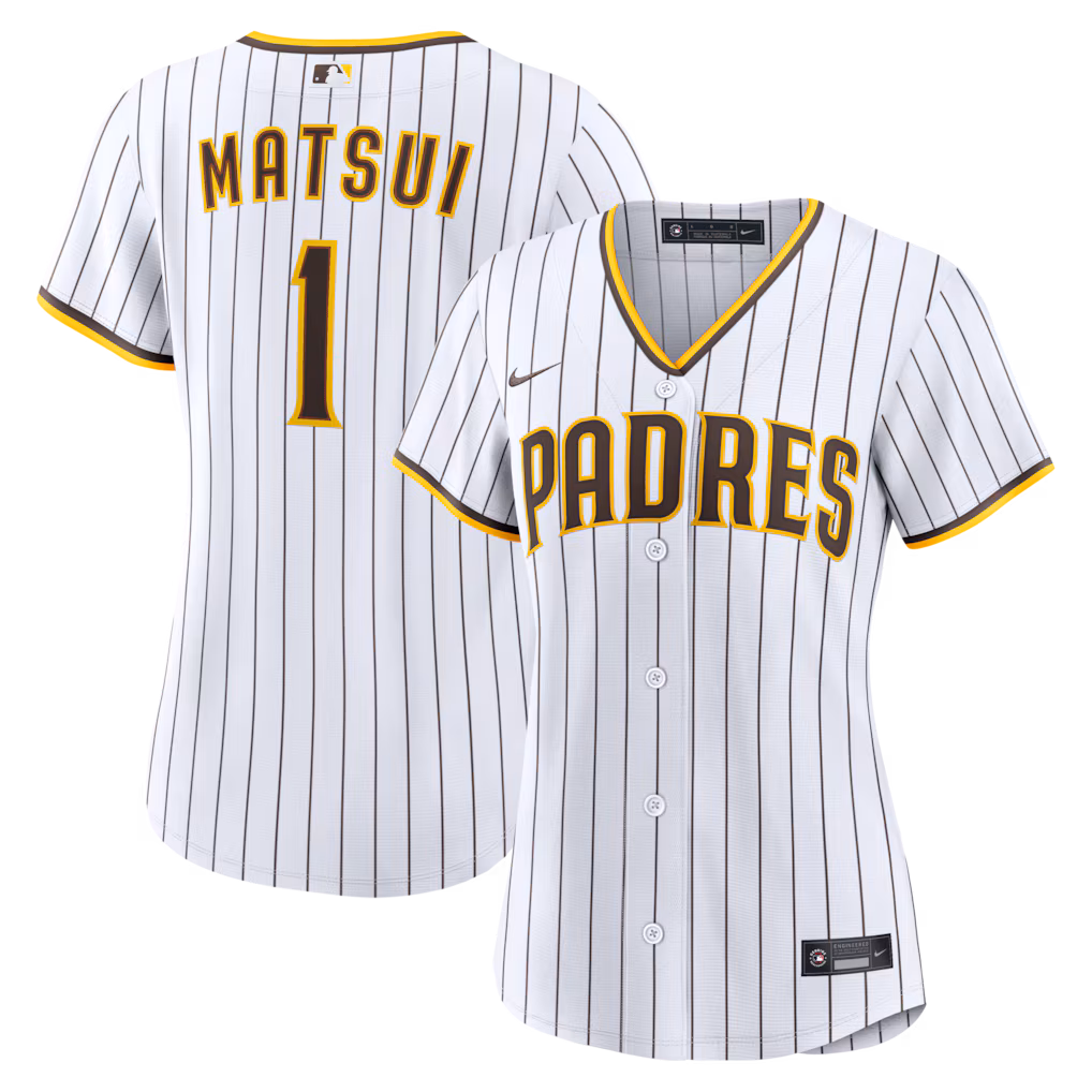 Women's San Diego Padres Yuki Matsui Nike White Home Replica Jersey - Jersey