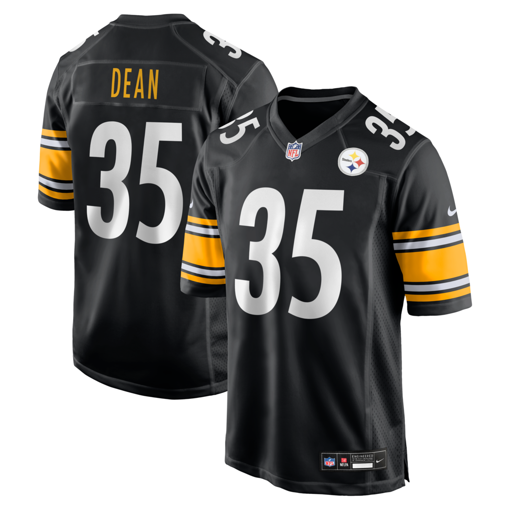 Men's Pittsburgh Steelers Jamel Dean Nike Black Team Game Jersey - Jersey