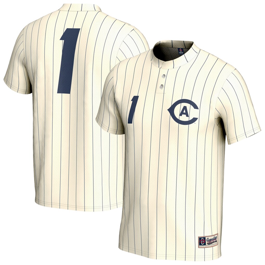 Unisex GameDay Greats White UC Davis Aggies Lightweight Collegiate Baseball Fashion Jersey - Jersey