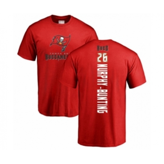 Football Tampa Bay Buccaneers #26 Sean Murphy-Bunting Red Backer T-Shirt - Jersey