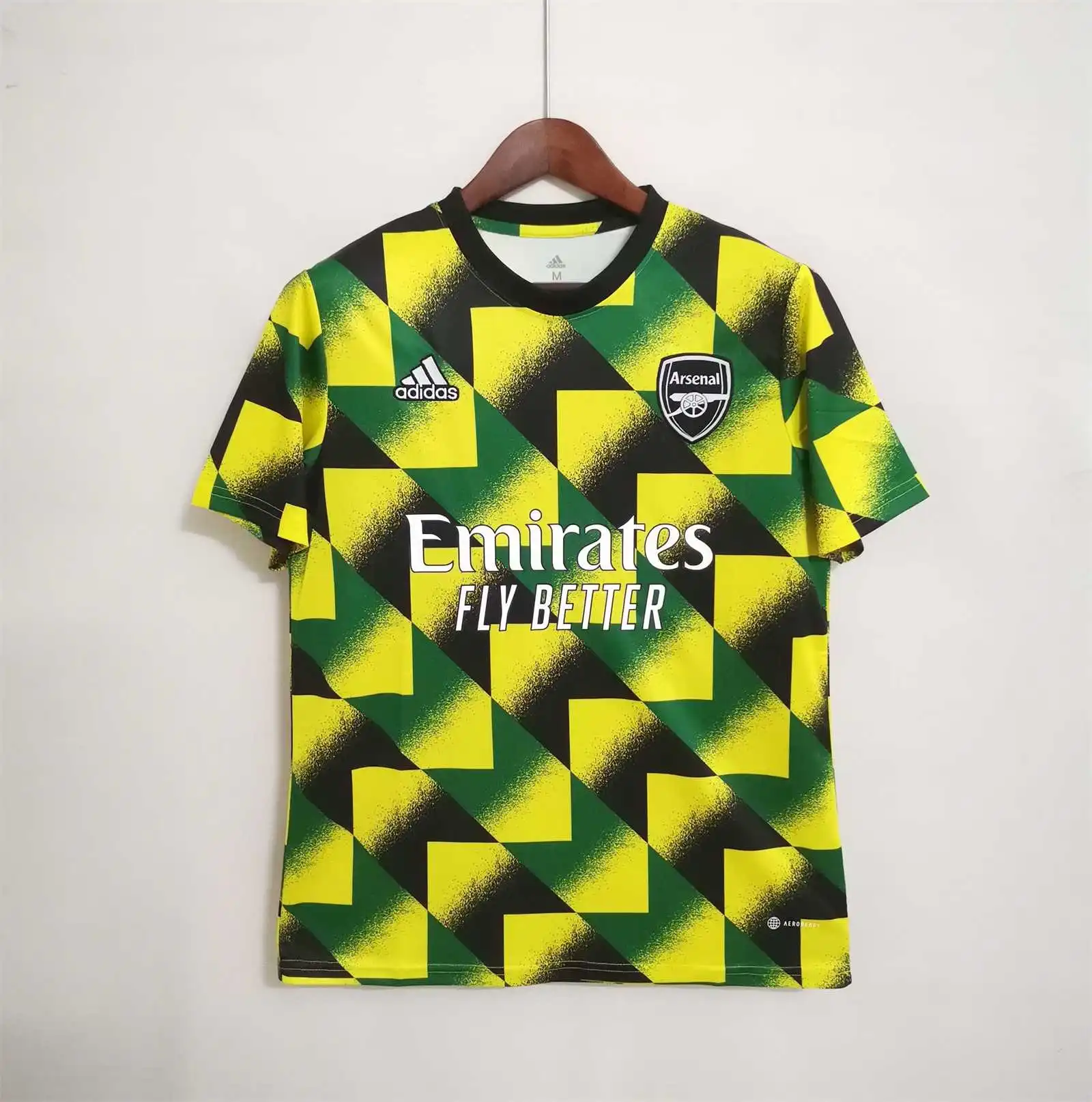 Arsenal Soccer Jersey Pre-Match Custom Shirt 2022/23 - Inspired by Jamaica - Jersey