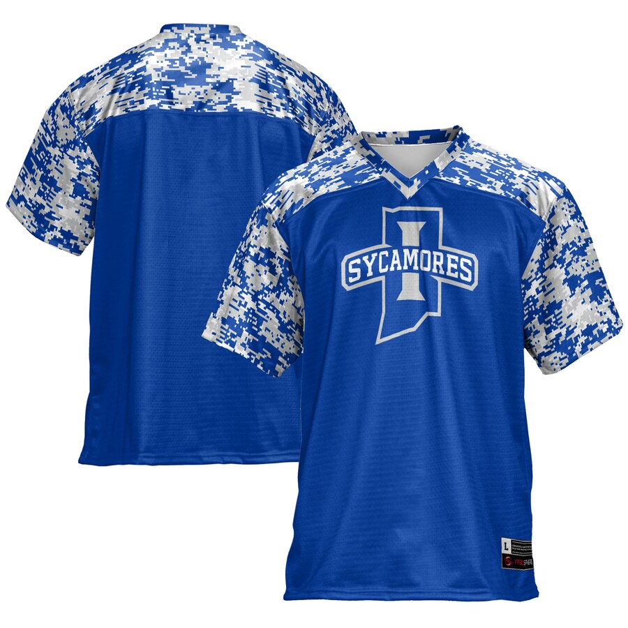 Men's GameDay Greats Royal Indiana State Sycamores Football Jersey - Jersey