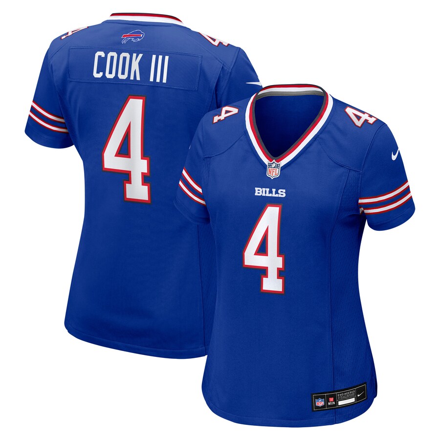 Women's Buffalo Bills James Cook III Nike Royal Team Game Jersey - Jersey