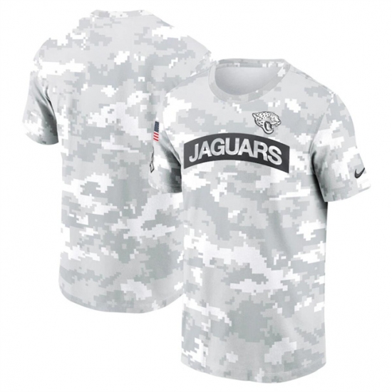 Men's Jacksonville Jaguars 2024 Arctic Camo Salute To Service Performance T-Shirt - Jersey