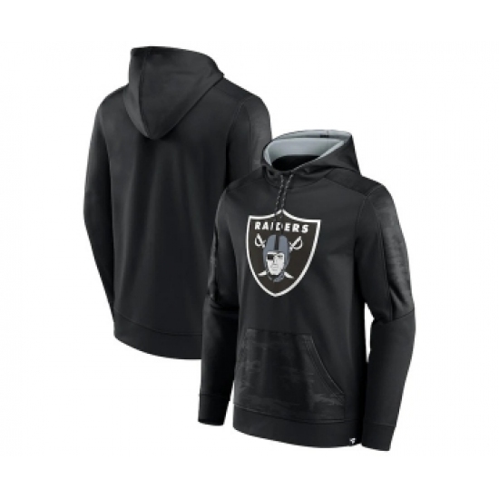 Men's Las Vegas Raiders Black On The Ball Pullover Hoodie - Jersey