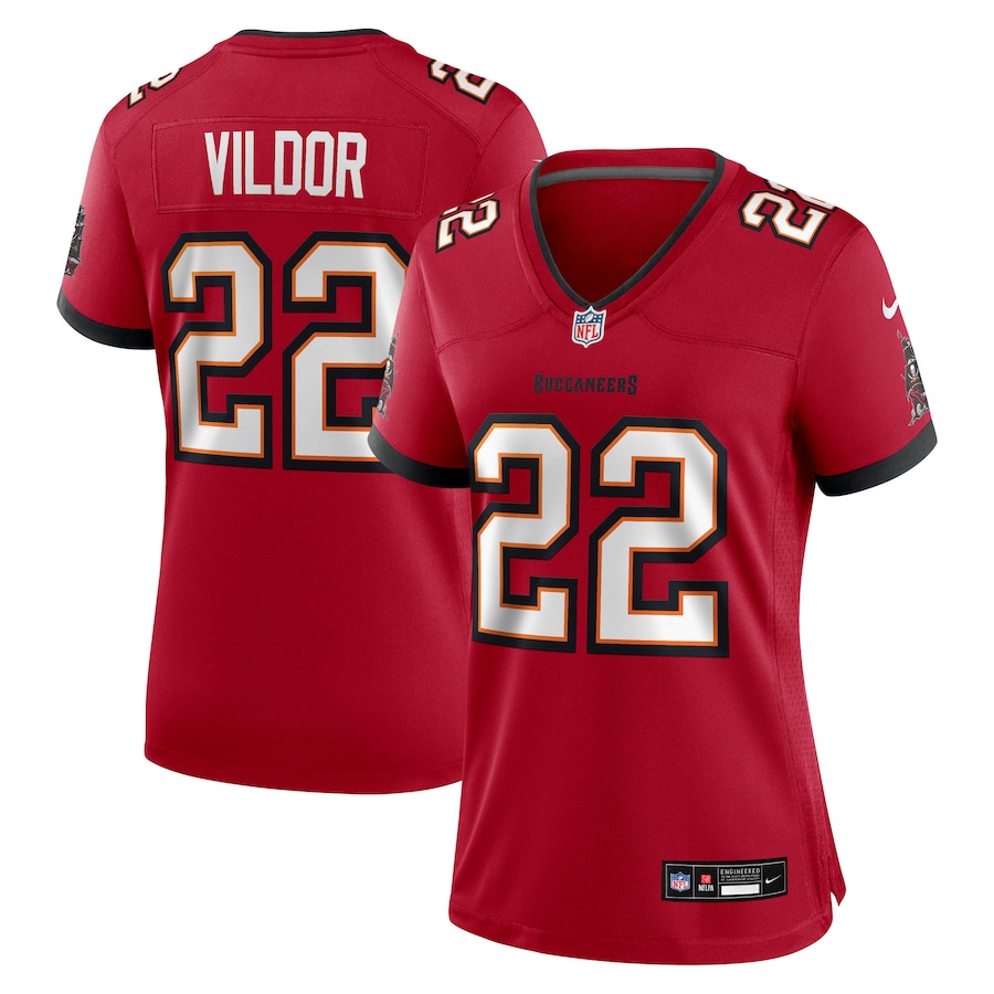 Women's Tampa Bay Buccaneers Kindle Vildor Nike Red Team Game Jersey - Jersey