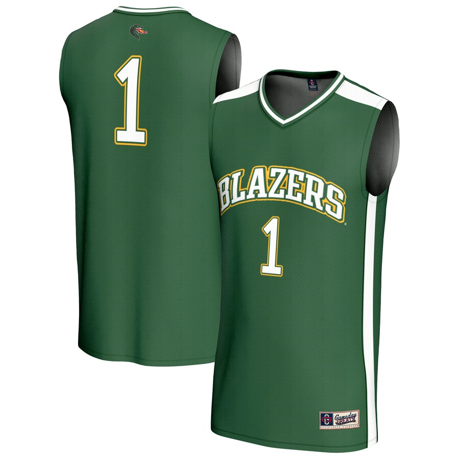 Youth GameDay Greats #1 Green UAB Blazers Lightweight Basketball Fashion Jersey - Jersey