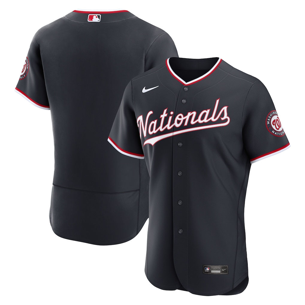 Men's Washington Nationals  Nike Navy Alternate Authentic Jersey - Jersey