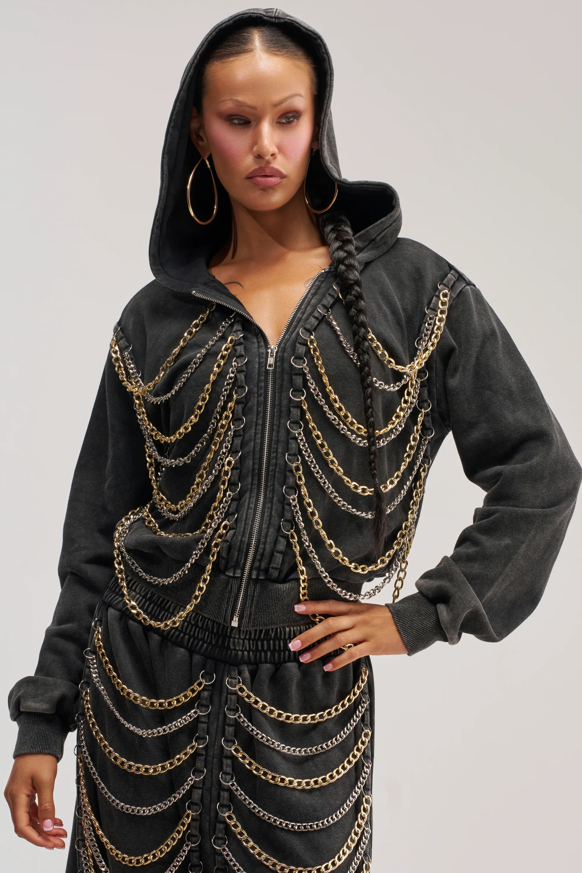 CHAINED DOWN SWEATSHIRT - Akira Wear