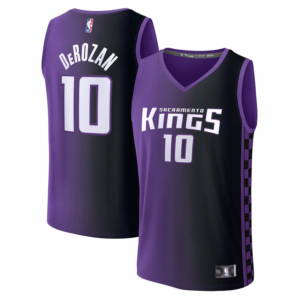 Youth Sacramento Kings DeMar DeRozan Fanatics Purple Fast Break Replica Player Jersey - Statement Edition - Jersey