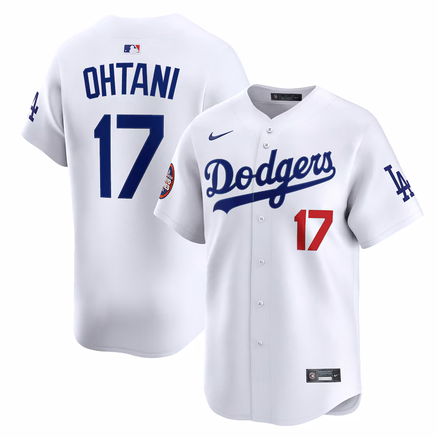 Men's Los Angeles Dodgers Shohei Ohtani Nike White 2025 MLB World Tour: Tokyo Series Home Limited Player Jersey - Jersey