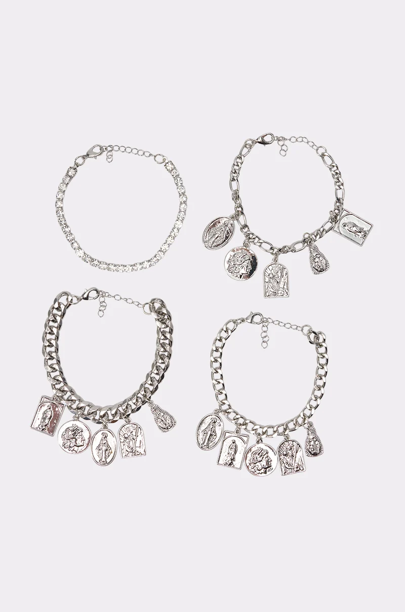 SAY YOUR PRAYERS BRACELET SET - Akira Wear