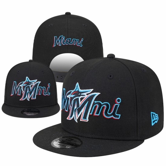 MLB Miami Marlins Stitched Snapback Hats 2026.1-01 - Jersey