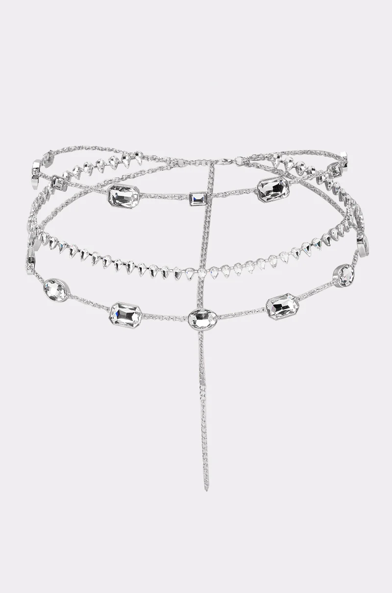 GLITZ AND GLAM CHAIN BELT - Akira Wear