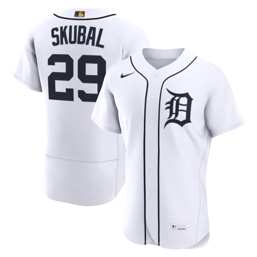 Men's Detroit Tigers Tarik Skubal Nike White MLB Awards Authentic Jersey - Jersey
