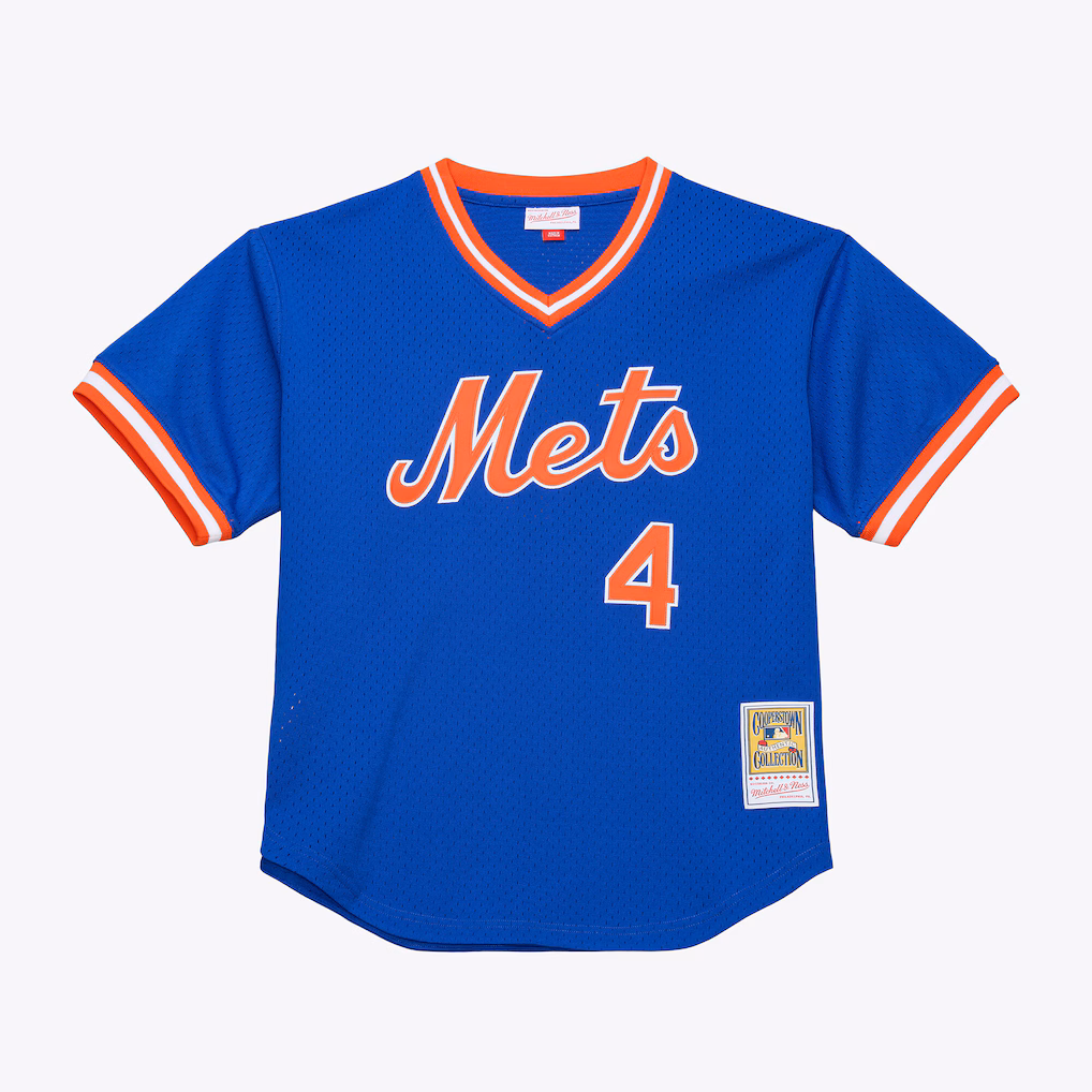 Men's New York Mets Lenny Dykstra Mitchell & Ness Royal Authentic Batting Practice Jersey - Jersey