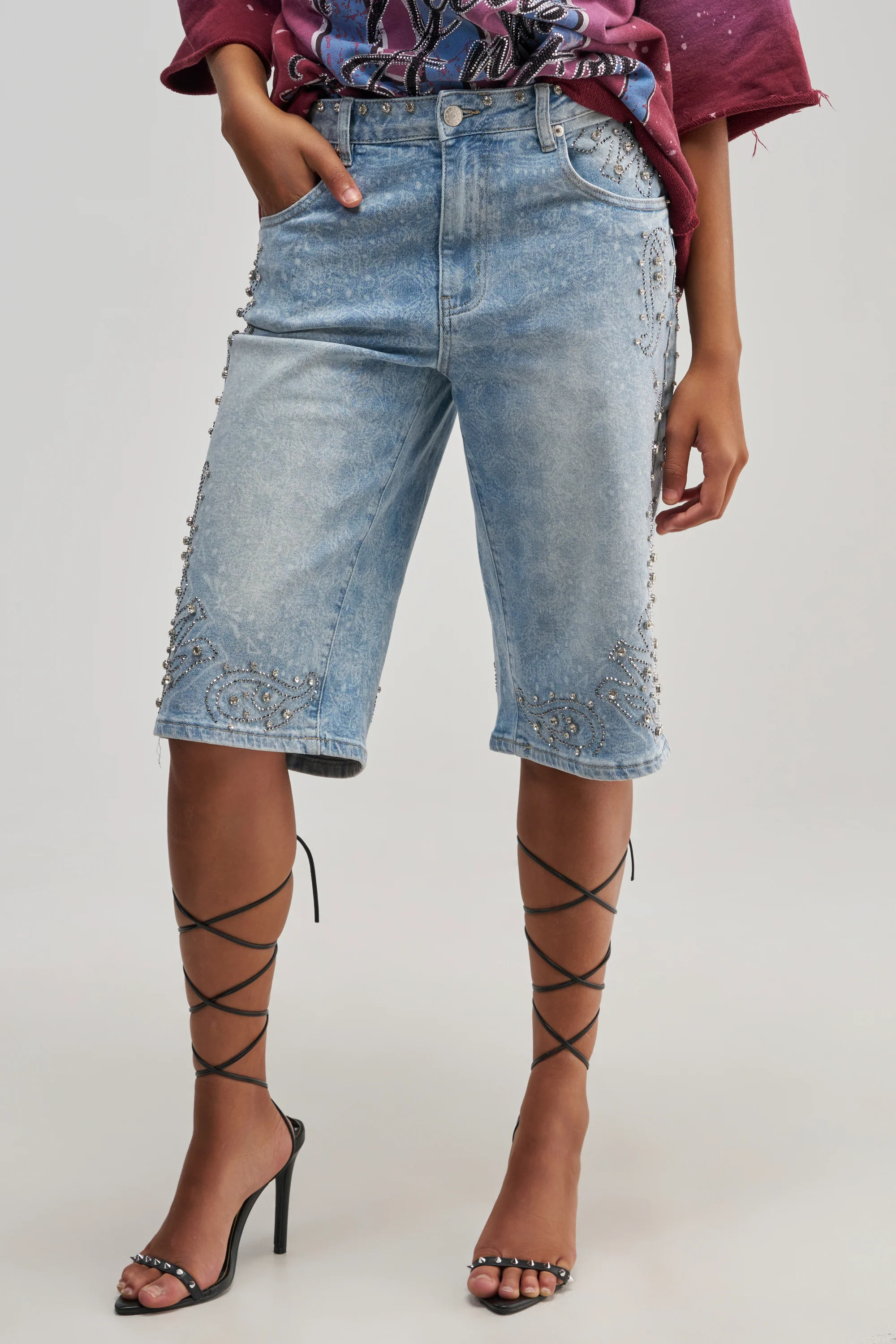 BLING CITY BERMUDA SHORT - Akira Wear