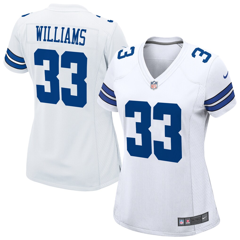 Women's Dallas Cowboys Javonte Williams Nike White Game Jersey - Jersey