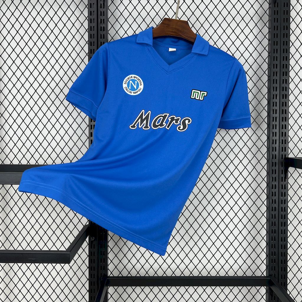 Napoli Retro Soccer Jersey Home Custom Shirt 1989-90 - Jersey