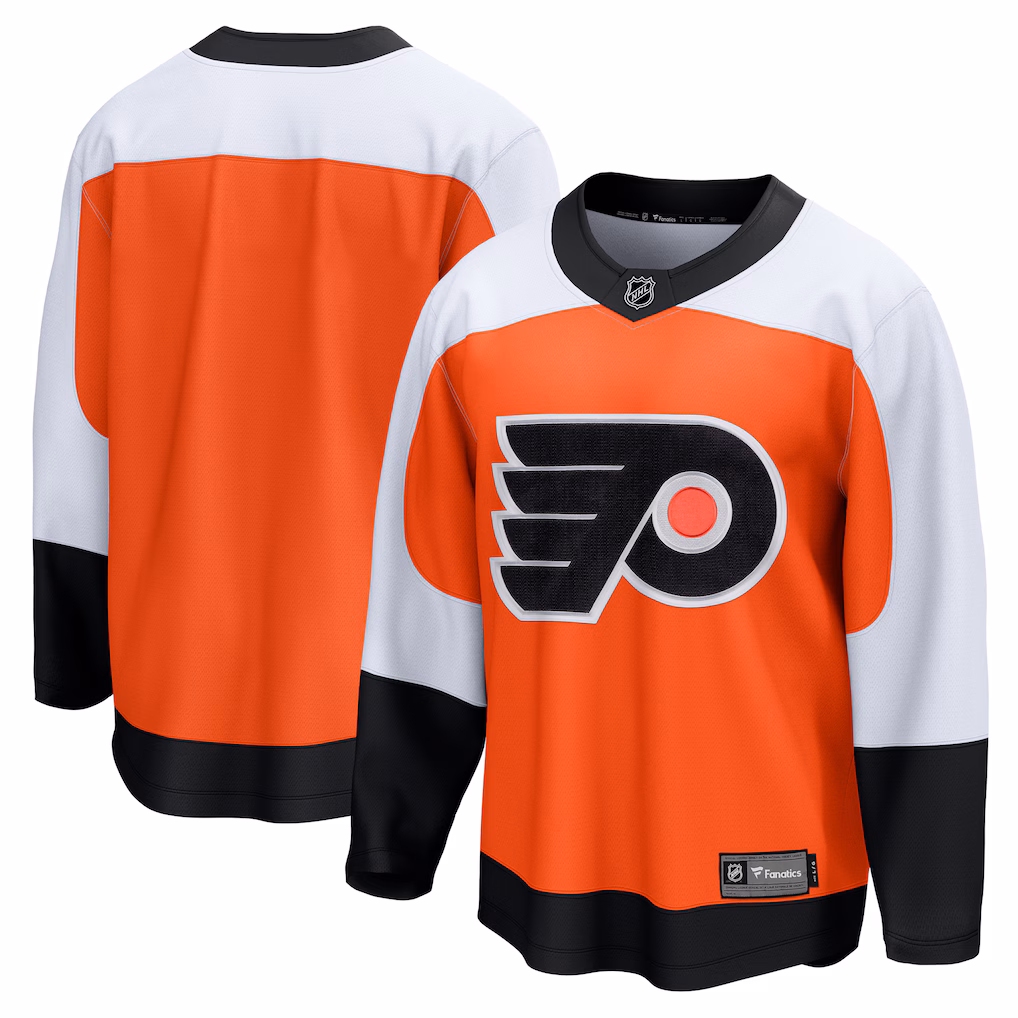 Men's Philadelphia Flyers Fanatics Burnt Orange Home Breakaway Jersey - Jersey