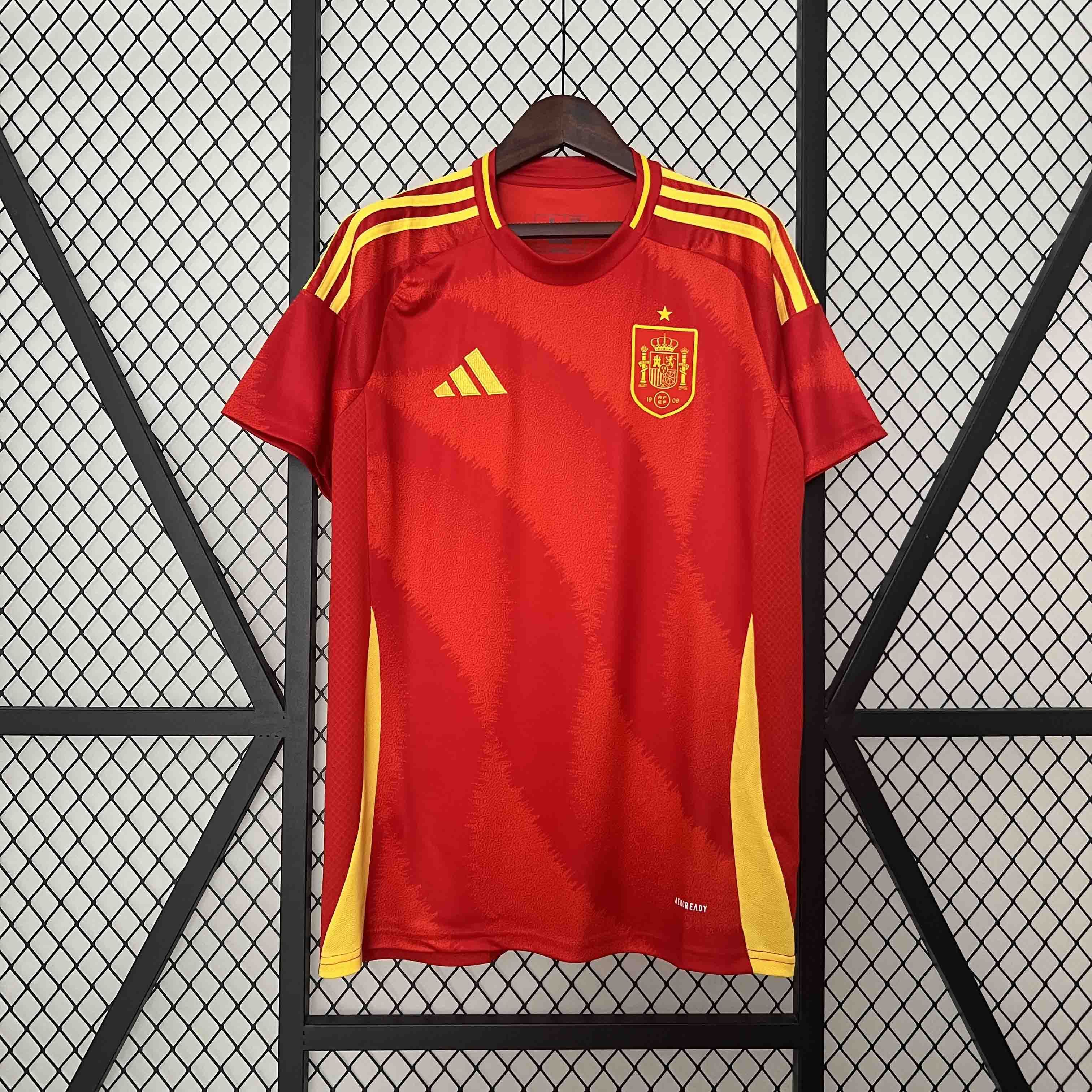 Spain Soccer Jersey Home Custom Shirt EURO 2024 - Jersey