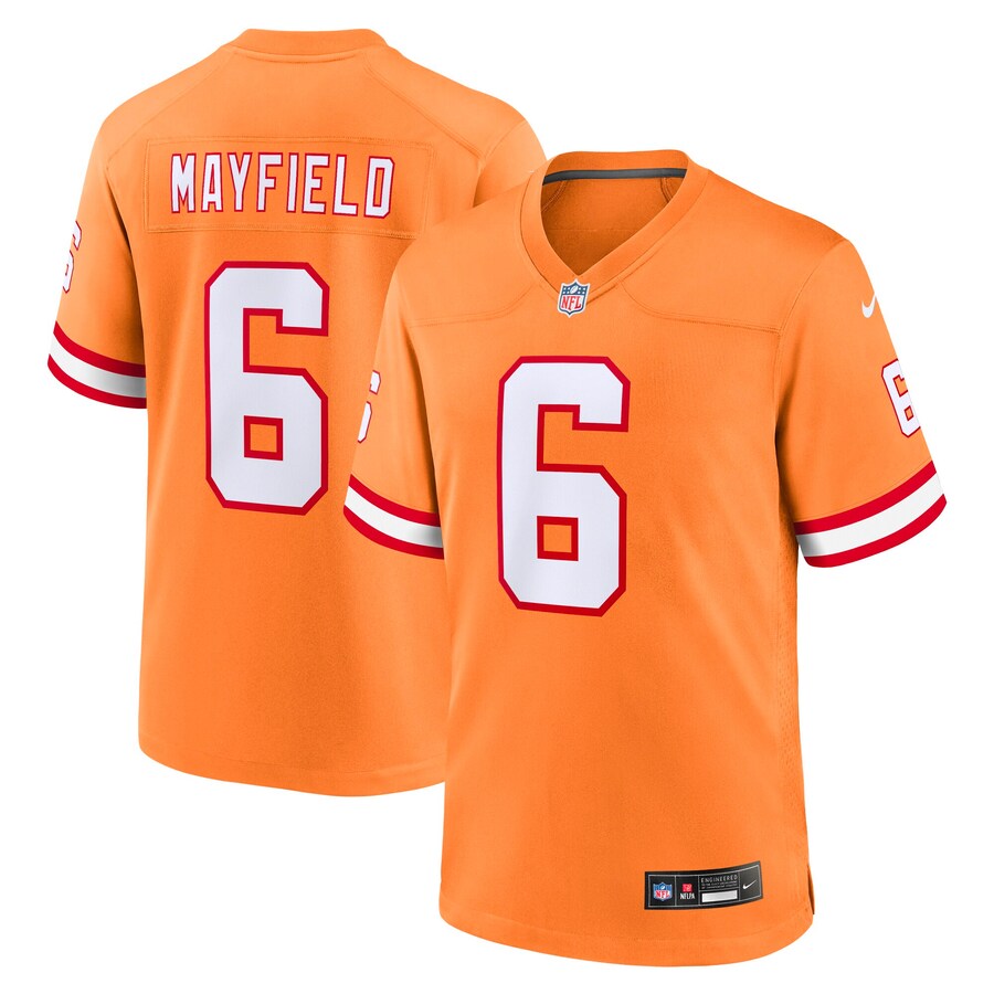 Youth Tampa Bay Buccaneers Baker Mayfield Nike Orange Alternate Game Jersey - Jersey