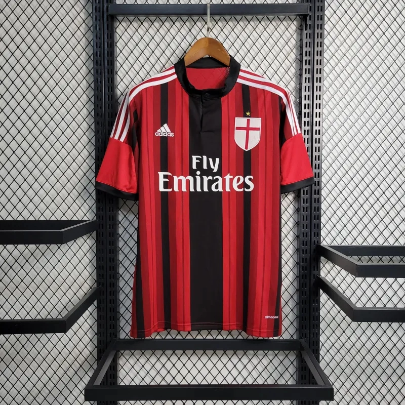 AC Milan Retro Soccer Jersey Home Custom Shirt 2014/15 - Jersey