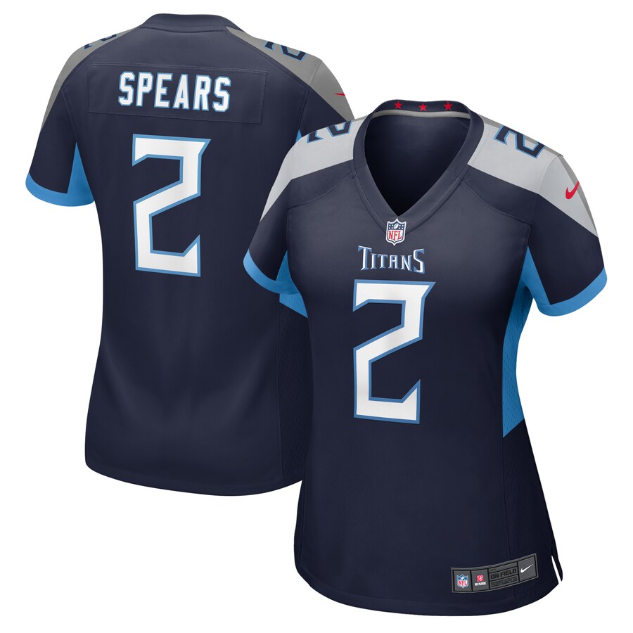 Women's Tennessee Titans Tyjae Spears Nike Navy Alternate Game Jersey - Jersey