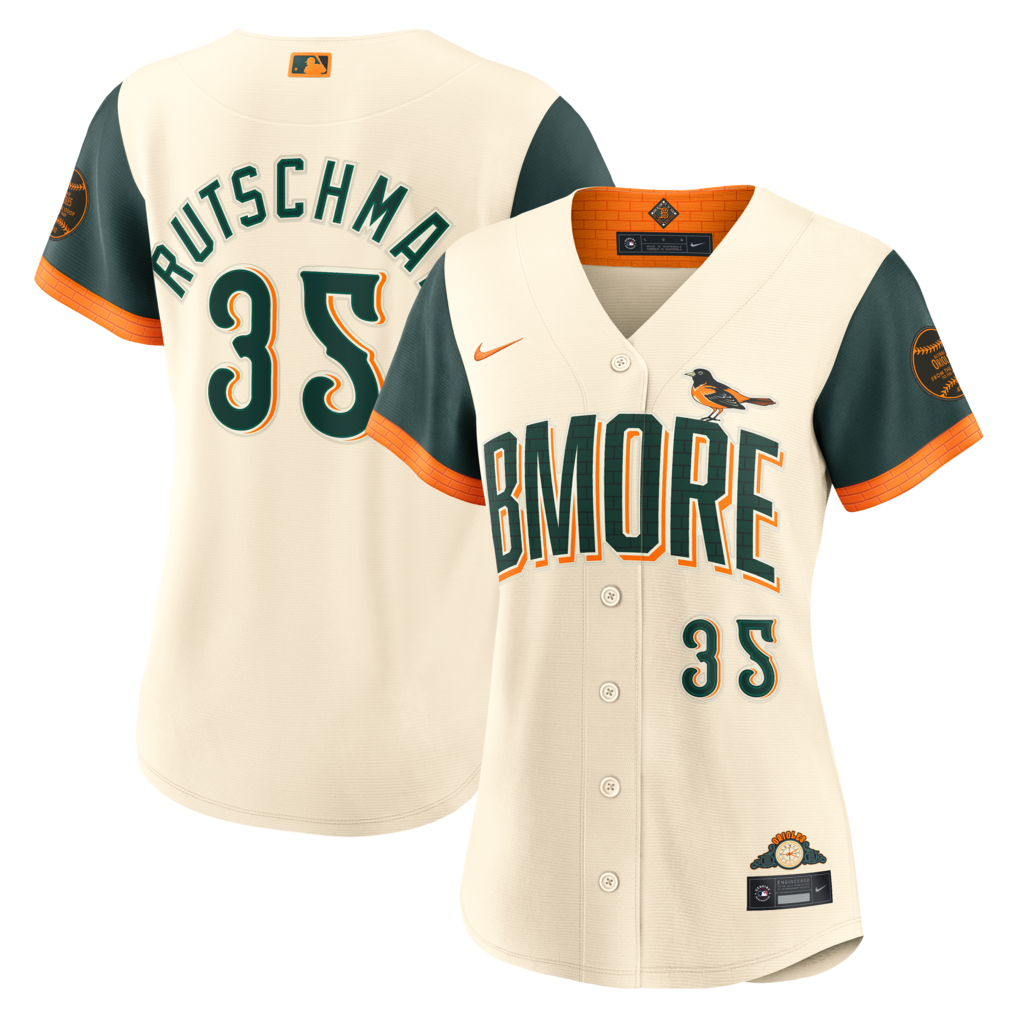 Women's Baltimore Orioles Adley Rutschman Nike Cream 2026 City Connect Stadium Jersey - Jersey