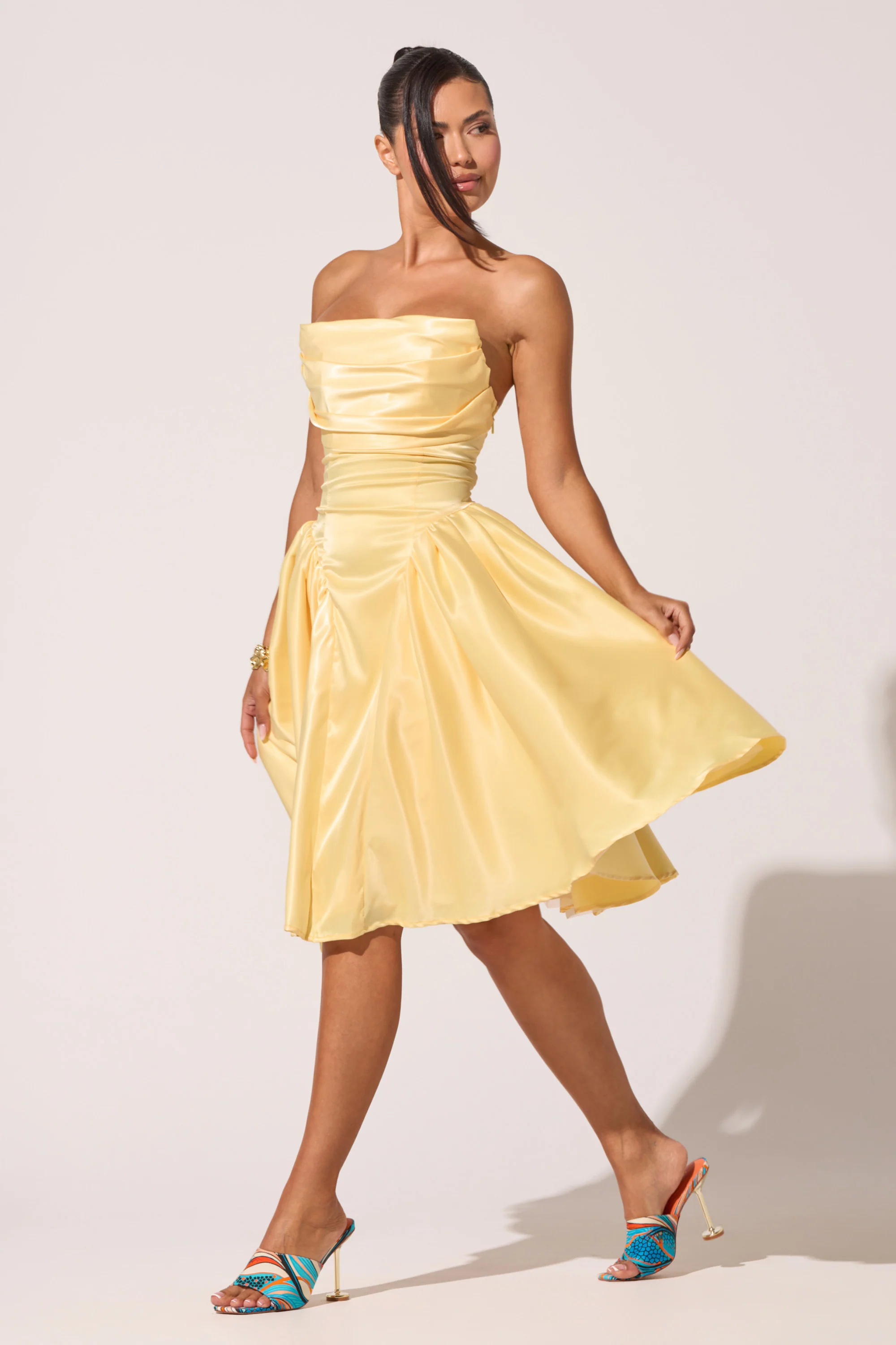 SHE CUTE CORSET MIDI DRESS - Akira Wear