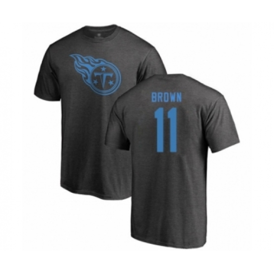 Football Tennessee Titans #11 A.J. Brown Ash One Color T-Shirt - Jersey