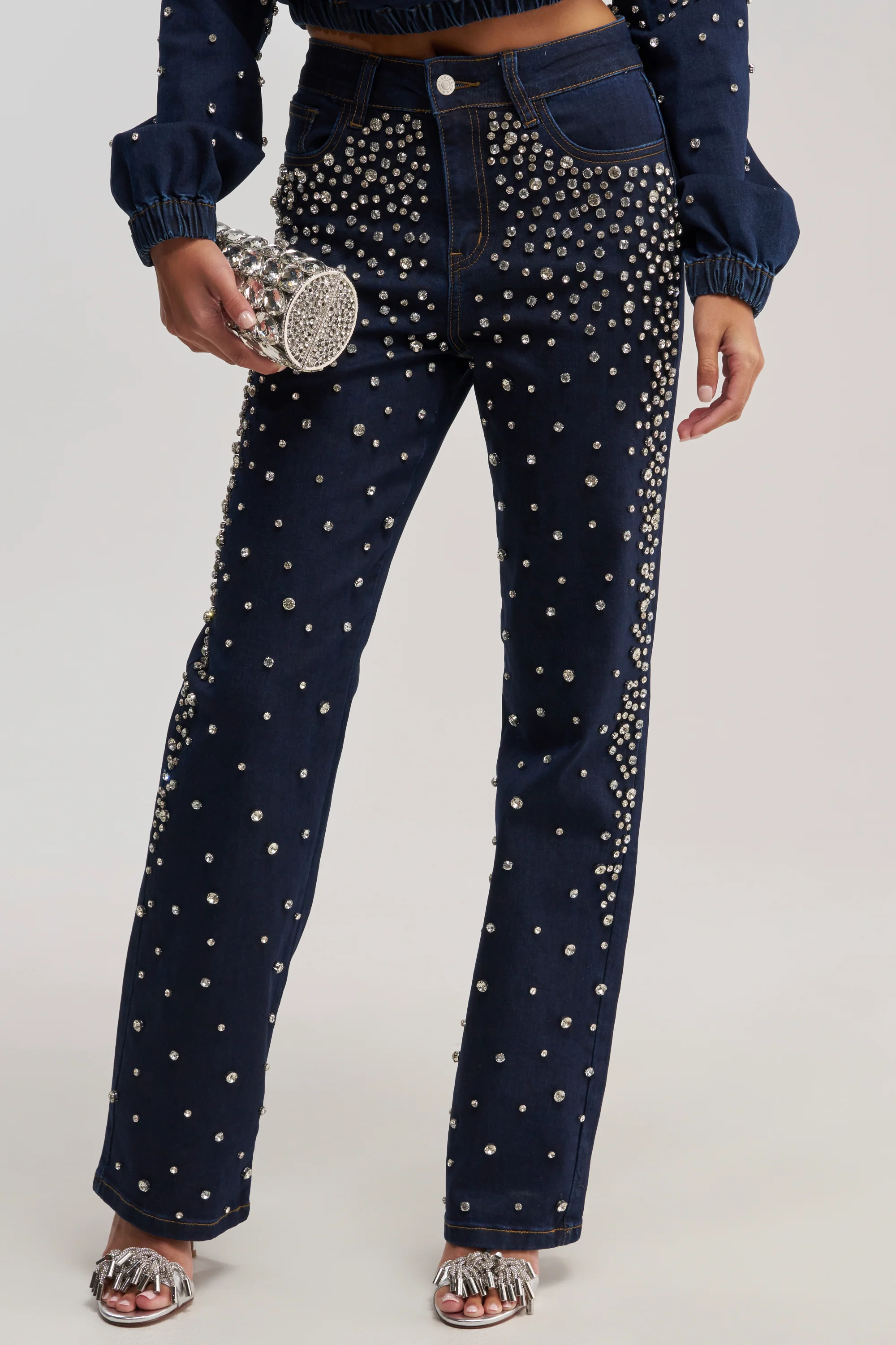 SPARKLE SPARKLE EMBELLISHED DENIM - Akira Wear