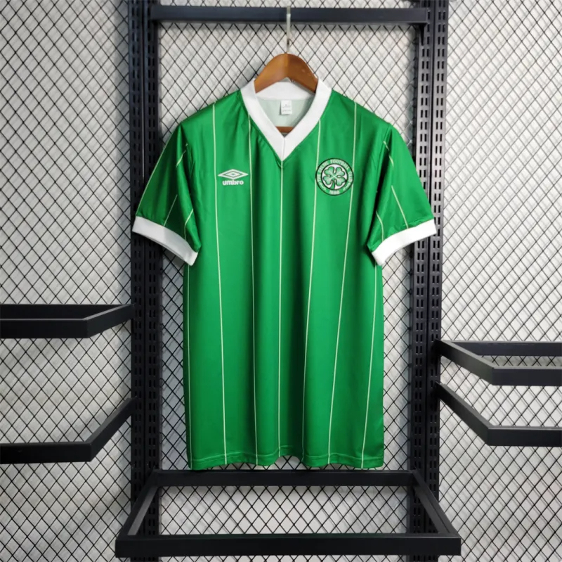 Celtic Retro Soccer Jersey Home Custom Shirt 1984/86 - Jersey