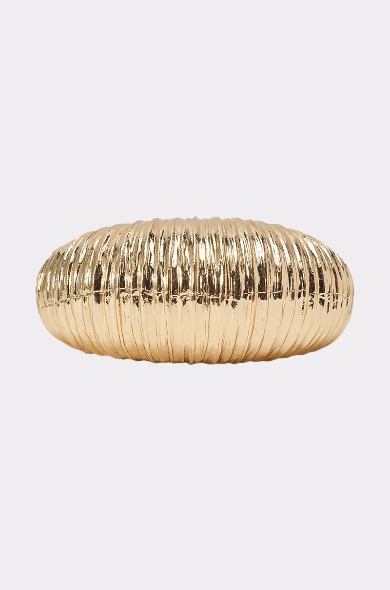 LOUDER NOW OVERSIZED BANGLE IN GOLD - Akira Wear