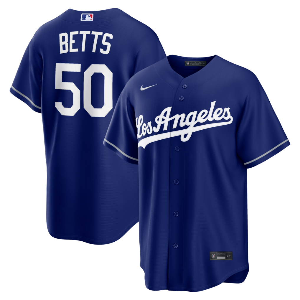 Men's Los Angeles Dodgers Mookie Betts Nike Royal Alternate Replica Jersey - Jersey