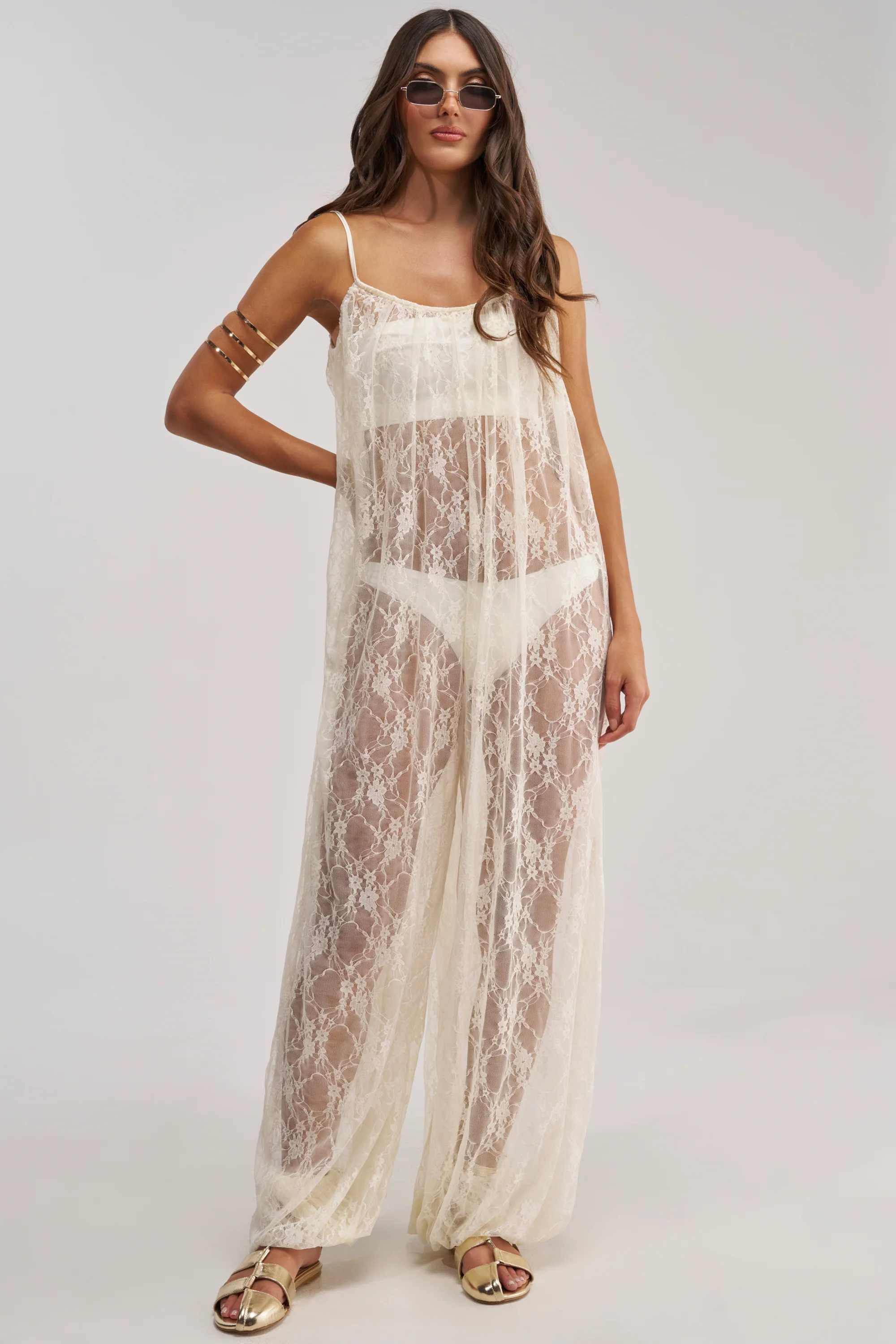 MYSTICAL BLOOM LACE JUMPSUIT - Akira Wear