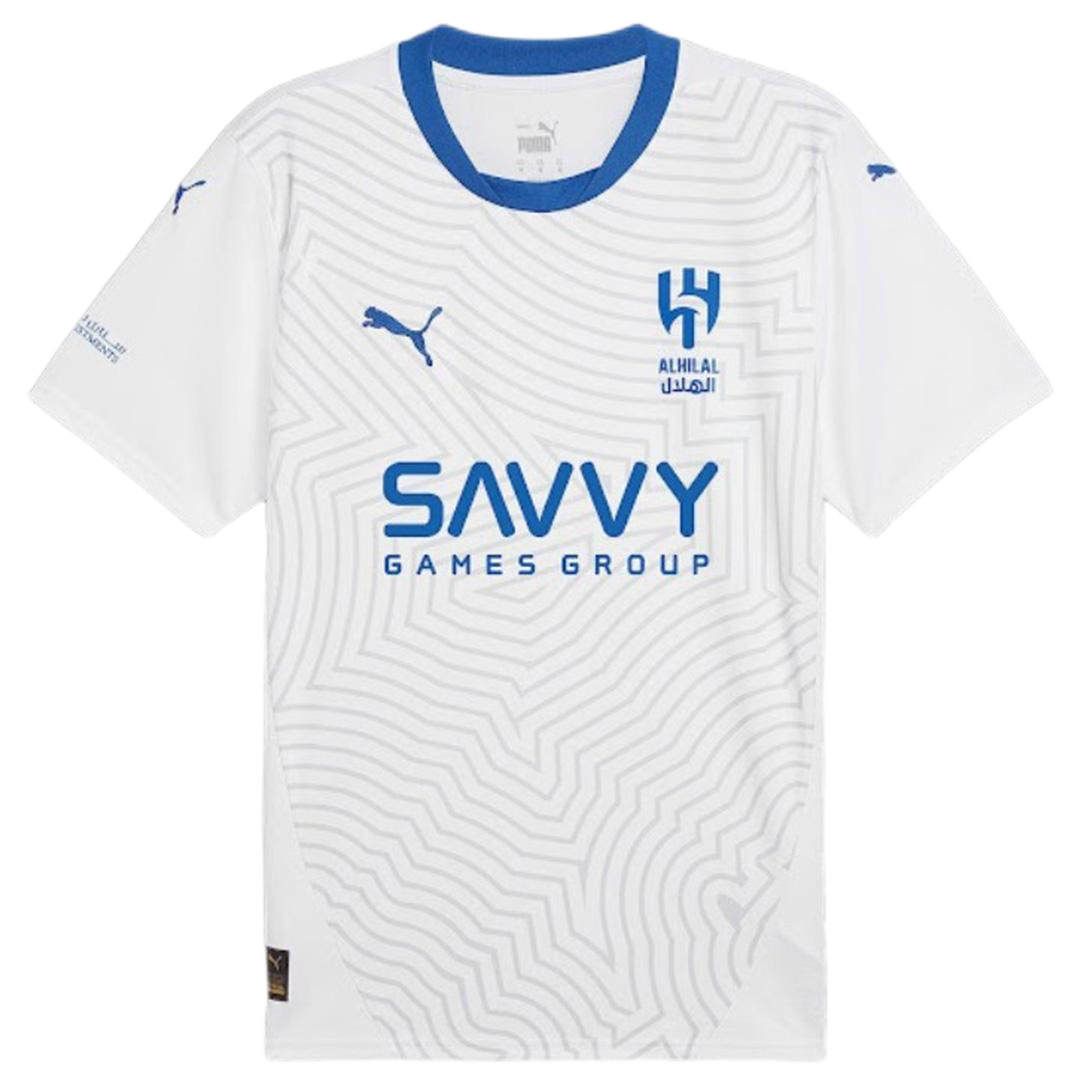 Neymar JR #10 Al Hilal SFC Soccer Jersey Away Custom Shirt 2024/25 - Jersey
